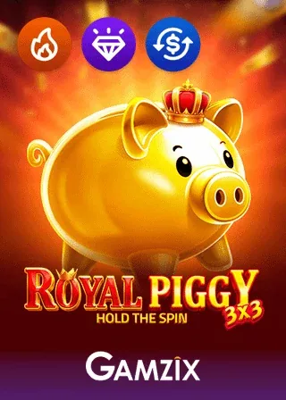 3x3 Royal Piggy Hold the Spin by Gamzix at Sky Crown